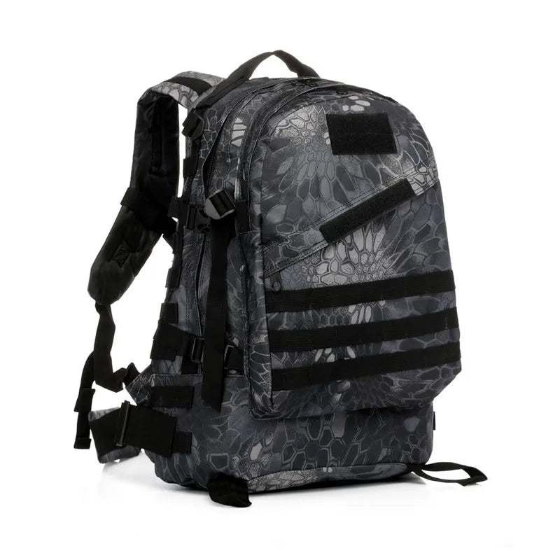 Mochila Táctica 3D Jarhead 40L Camuflaje Python – Estilo y Alto Rendimiento