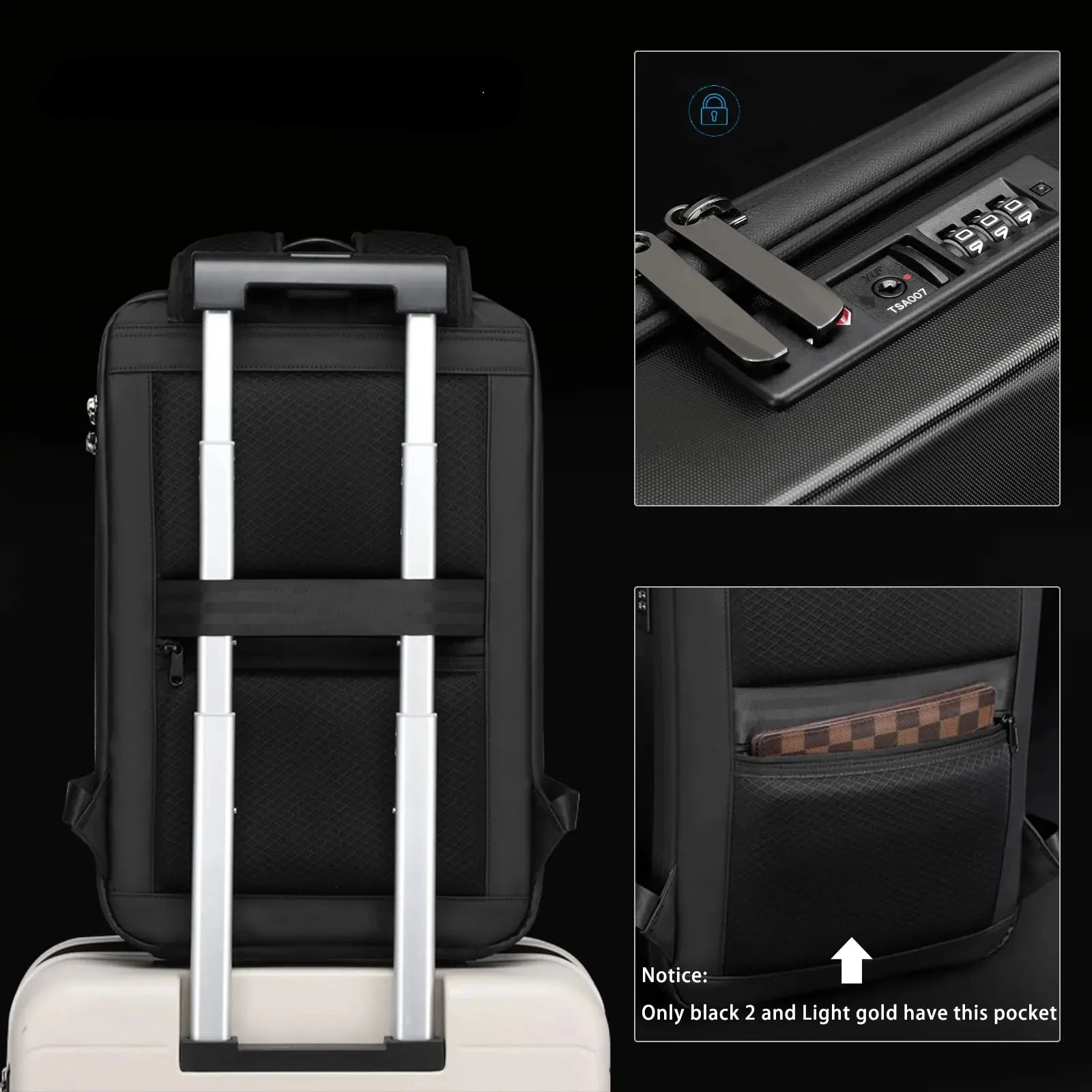 Mochila Business Rígida Antirrobo para Portátil 15,6” – Impermeable y Expandible