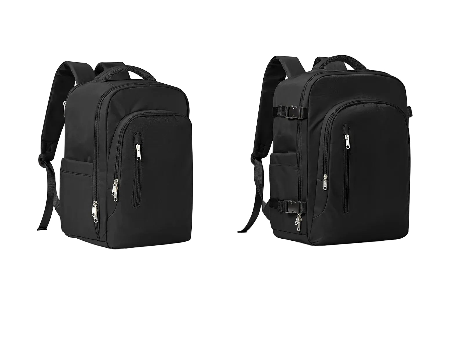 Mochila Business Unisex de Nylon Negra – Clásica y Versátil