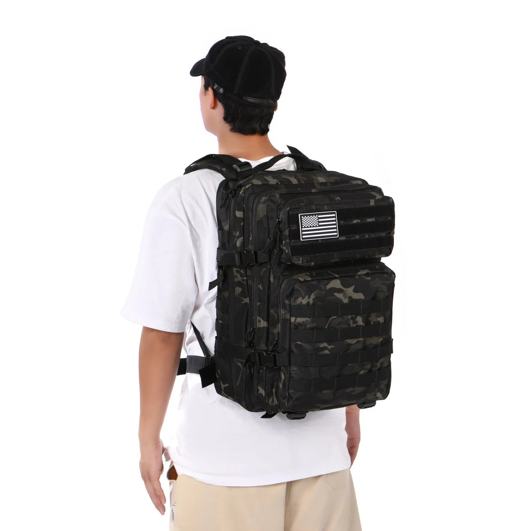 Mochila Táctica Compacta de 25L | Estilo Militar Versátil