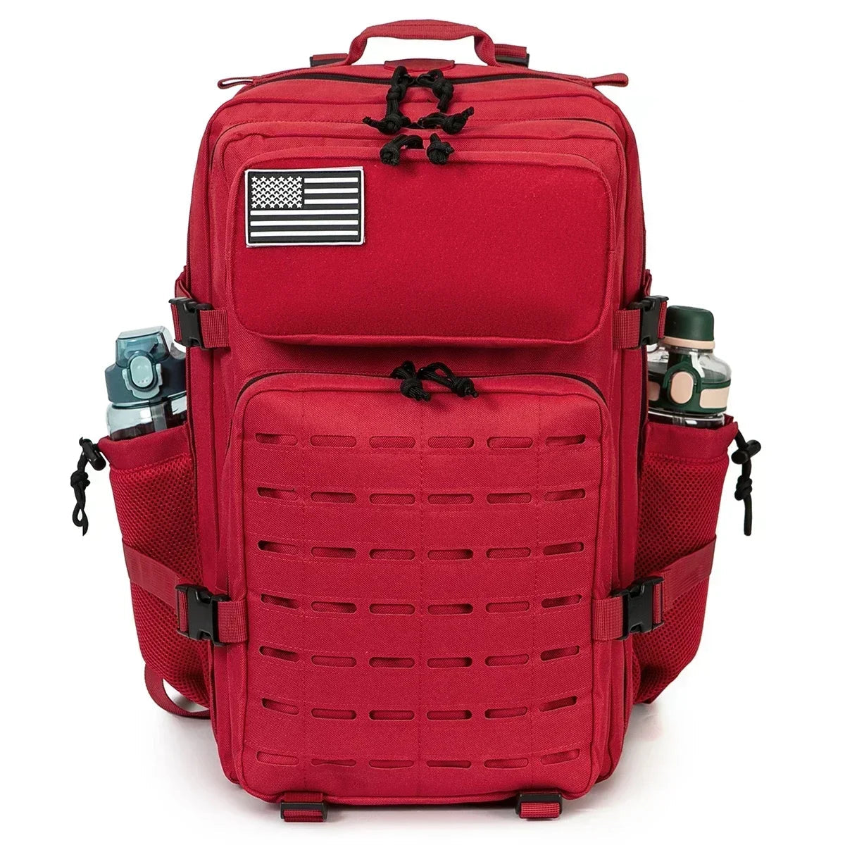 Mochila Táctica 45L Roja – Potencia Visual y Rendimiento Profesional