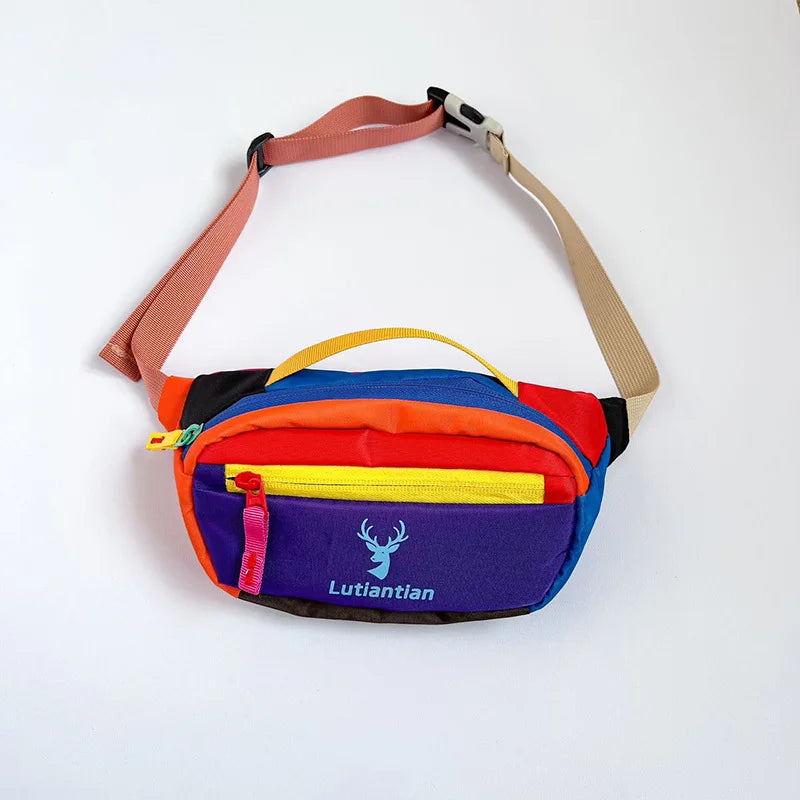 Riñonera Nylon con Letras – Diseño Box Compacto Urbano