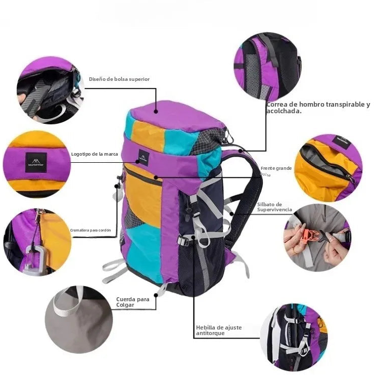 Mochila Outdoor MOUNTAINHIKER 27–35 L – Ligera, Resistente y Ergonómica
