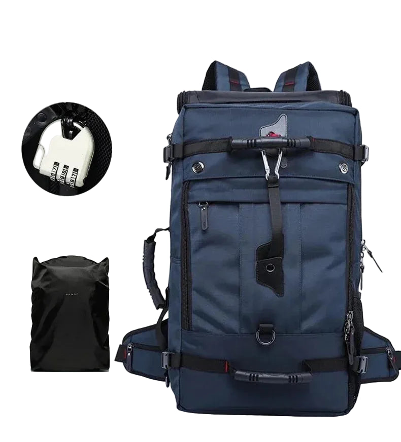 Mochila Táctica Urbana 36–55L Verde Army – Resistente y Segura