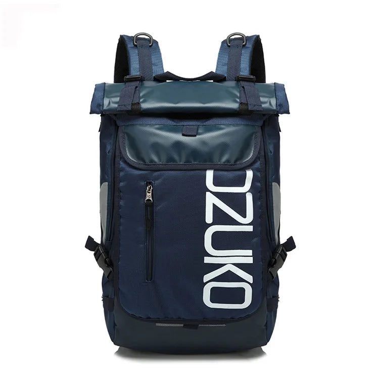 Mochila OZUKO Navy Blue – Impermeable, para Portátil 15.6" y con Compartimento para Zapatos