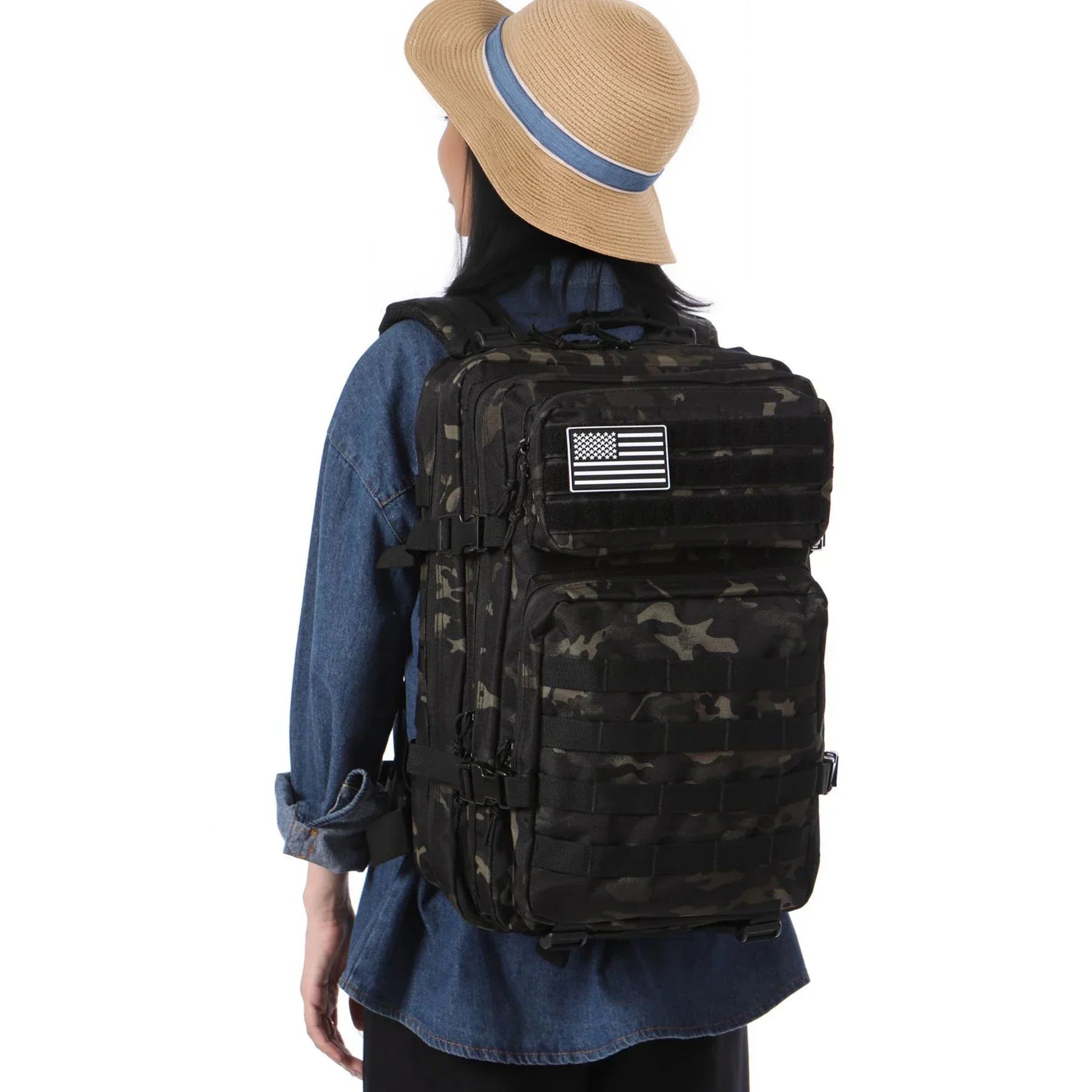 Mochila Táctica Compacta de 25L | Estilo Militar Versátil