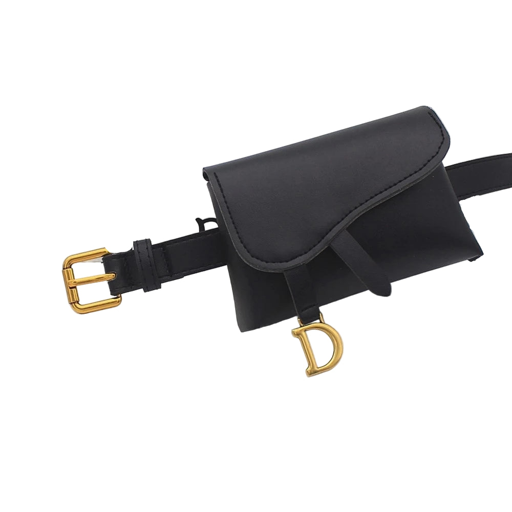 Riñonera Premium PU – Bolso de Cintura Multifuncional Compacto