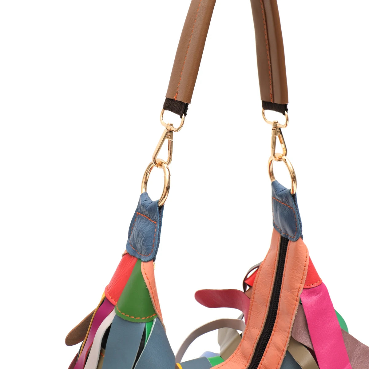 Bolso Flecos Hobo Multicolor– Estilo Boho Chic para Mujer