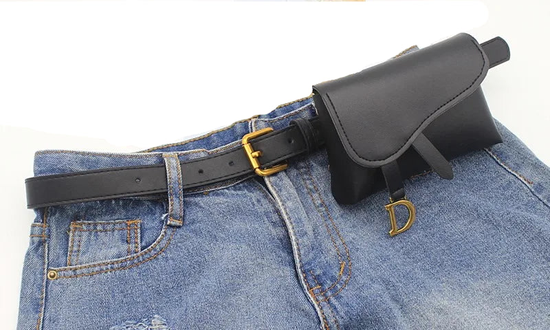 Riñonera Premium PU – Bolso de Cintura Multifuncional Compacto