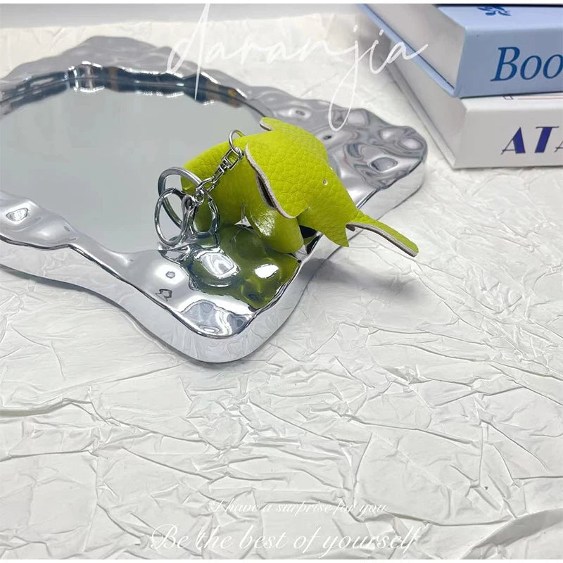 Charm Flores Cuero para Bolso – Accesorio Floral Romántico