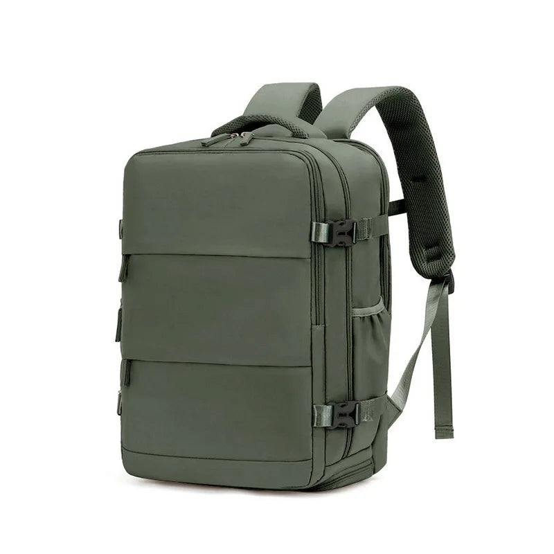 Mochila de Viaje Pro – Gran Capacidad, Sistema Antirrobo y Compartimento para Calzado