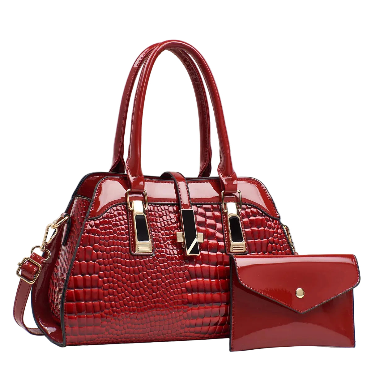 Bolso Tote Serpiente Rojo para Mujer – Elegancia Intensa y Estilo Sofisticado