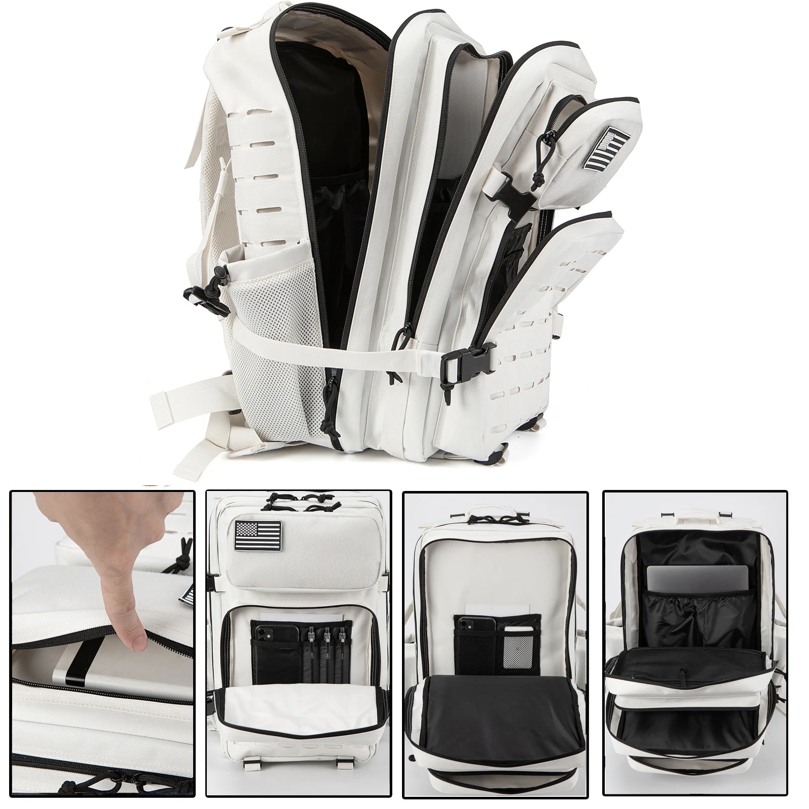 Mochila Táctica Outdoor 45L – Resistencia Extrema y Gran Capacidad