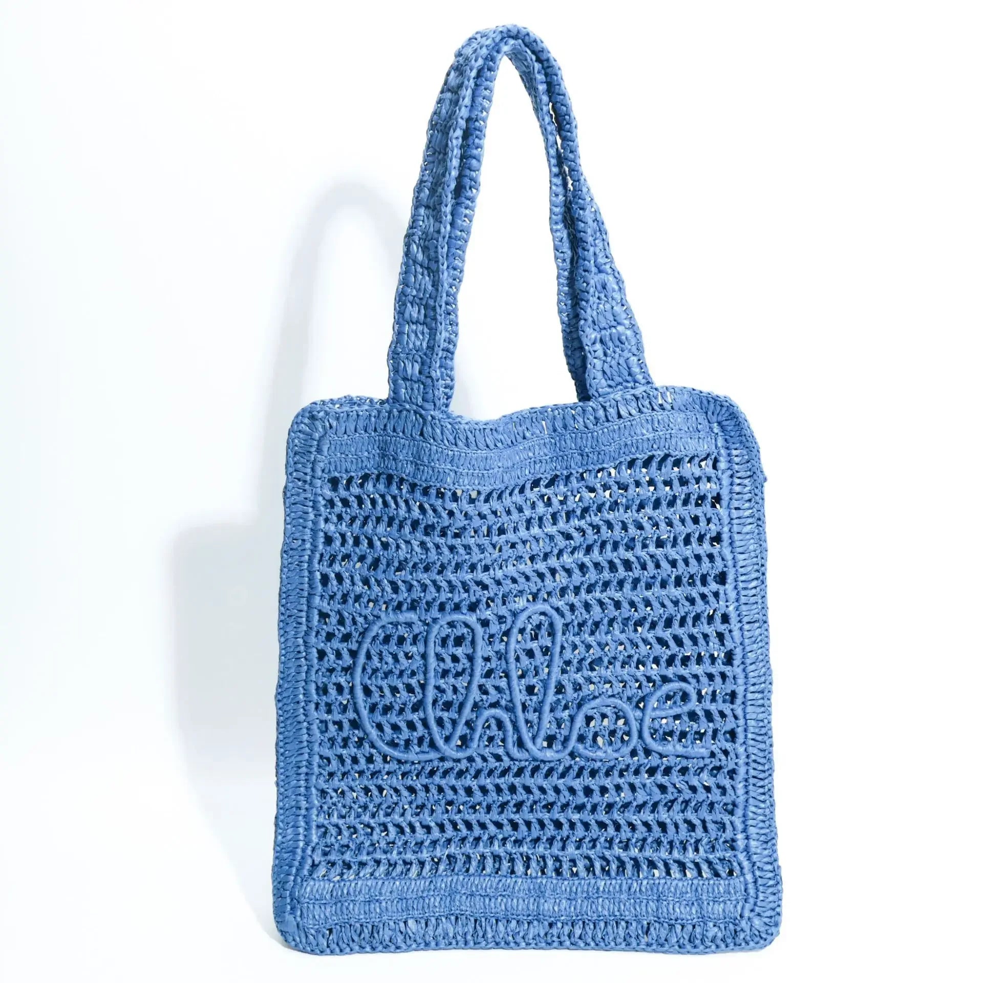 Bolso Tote de Paja Tejido a Mano – Ligero, Natural y con Gran Capacidad