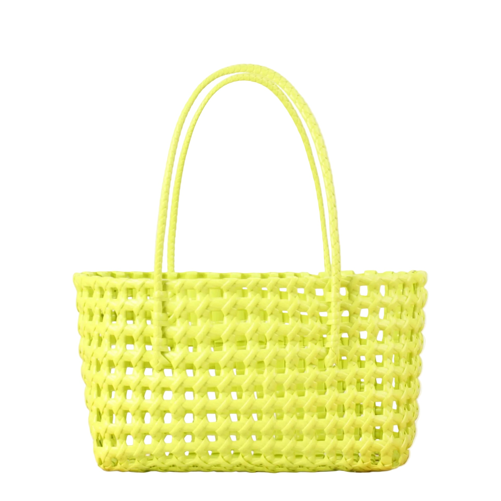 Bolso de Hombro Calado en PVC – Diseño Vanguardista y Estilo Fresco de Verano