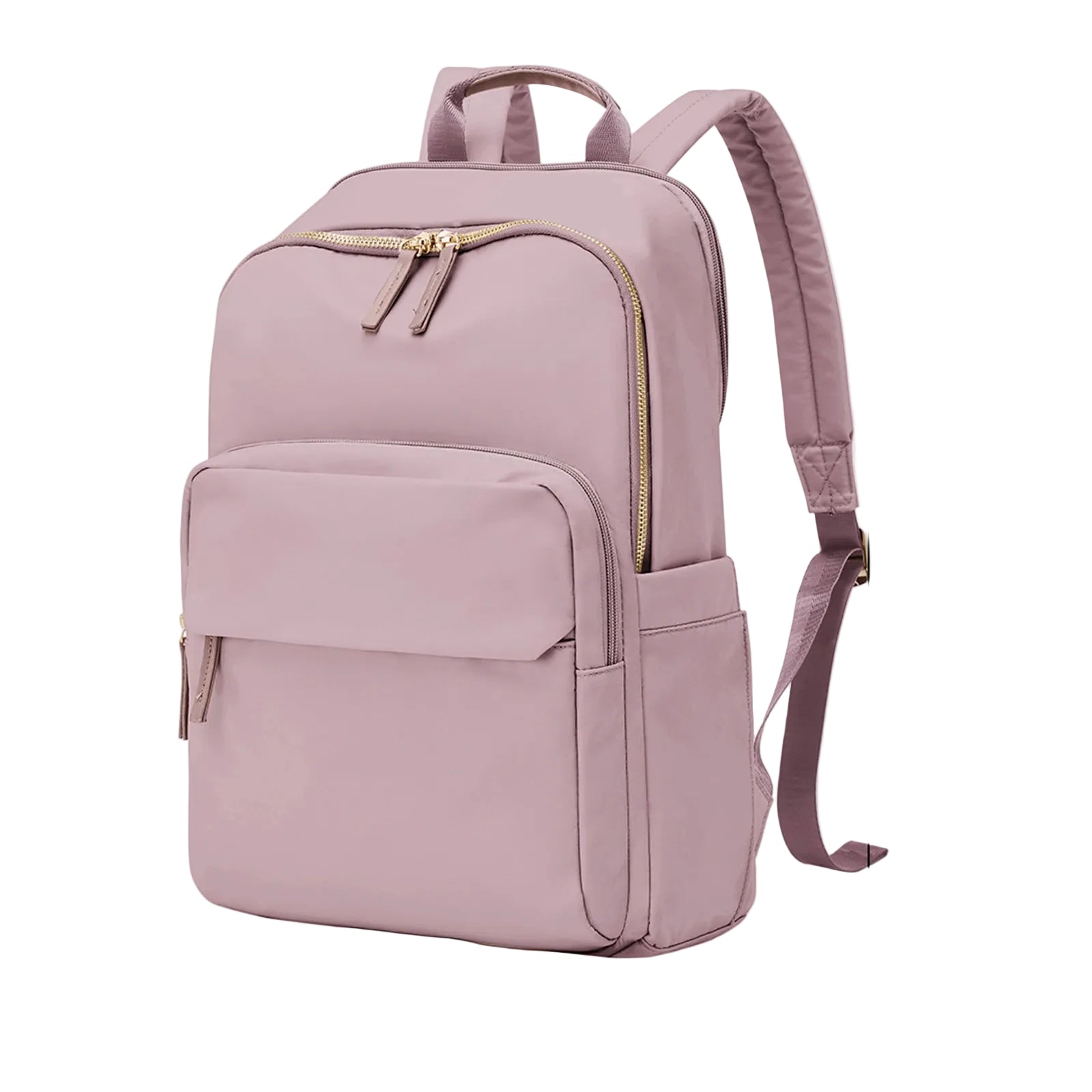 Mochila Unisex Rosa de Nylon – Estilo Moderno, Funcional y Ligero