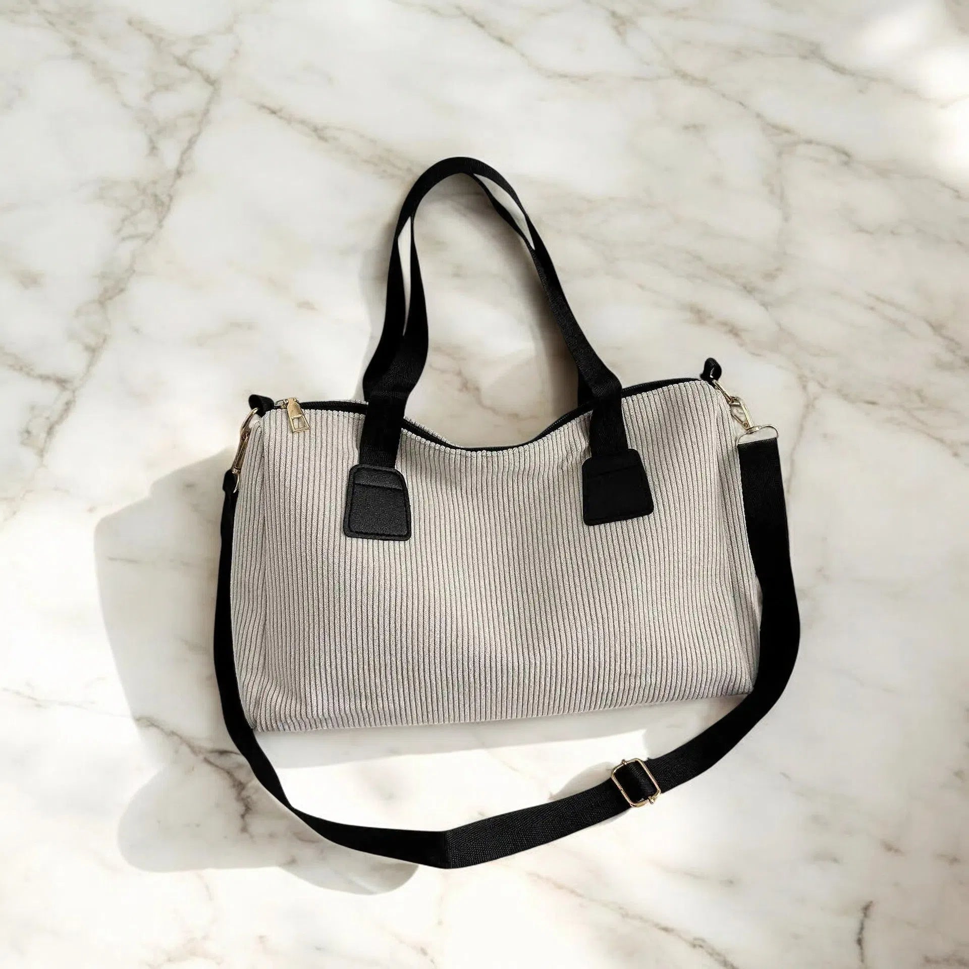 Bolsa de Viaje de Pana Blanca