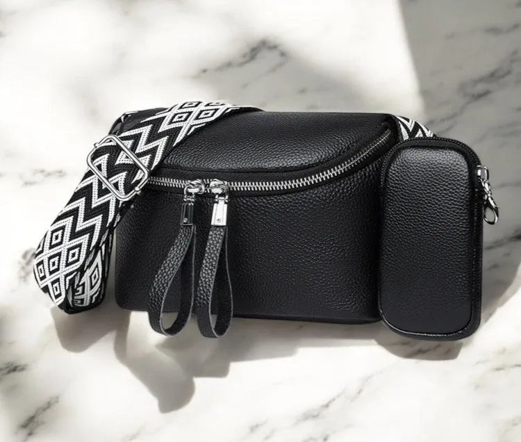 Bolso Bandolera Cruzada de Cuero