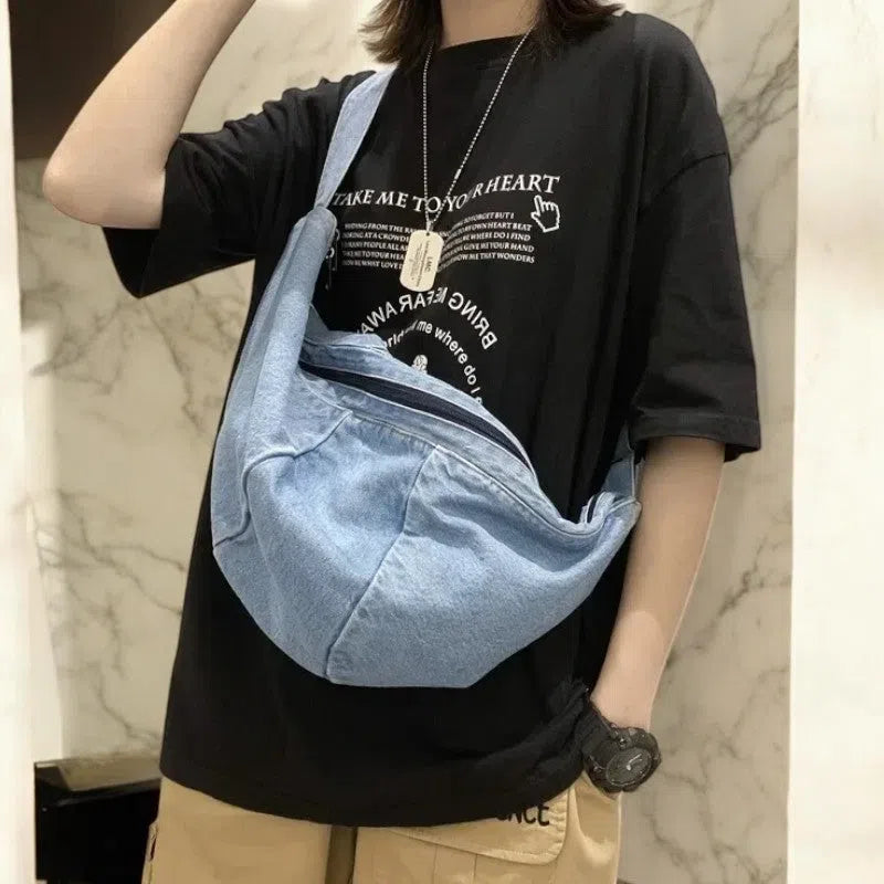 Bolso Bandolera Denim Casual