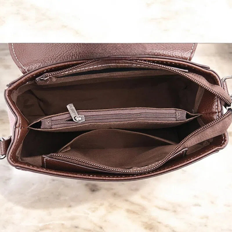 Bolso Bandolera Mini de Cuero Elegante