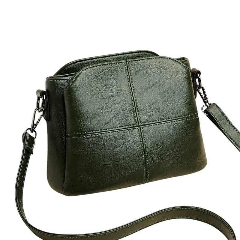 Bolso Bandolera PU Verde Cubo