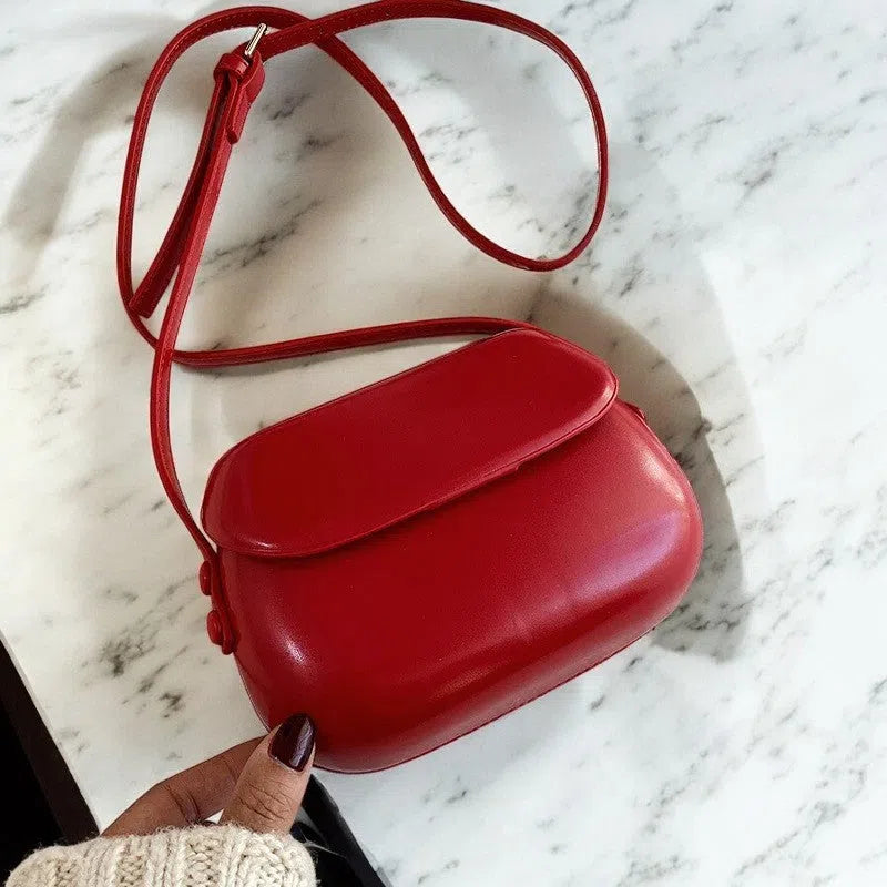 Bolso Bandolera TPU de Broche Rojo