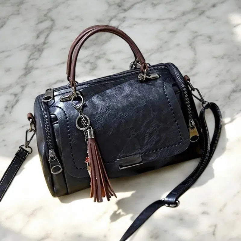 Bolso Bandolera con Flecos de PU