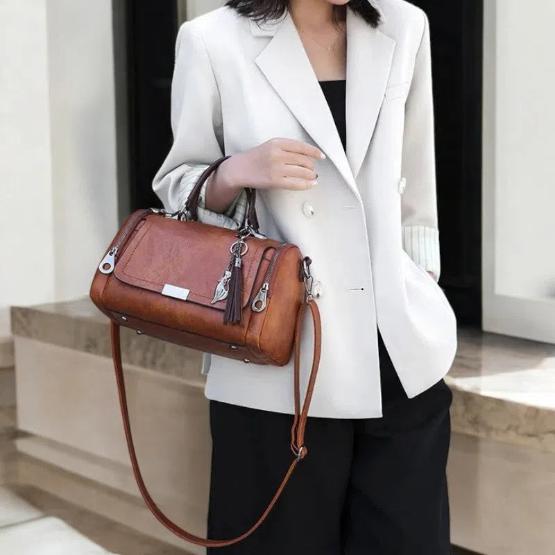 Bolso Bandolera con Flecos de PU