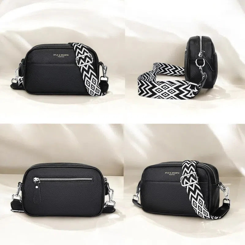 Bolso Bandolera de Cuero Vintage