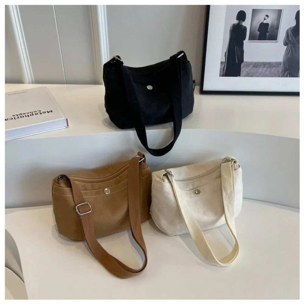 Bolso Bandolera de Lona Vintage