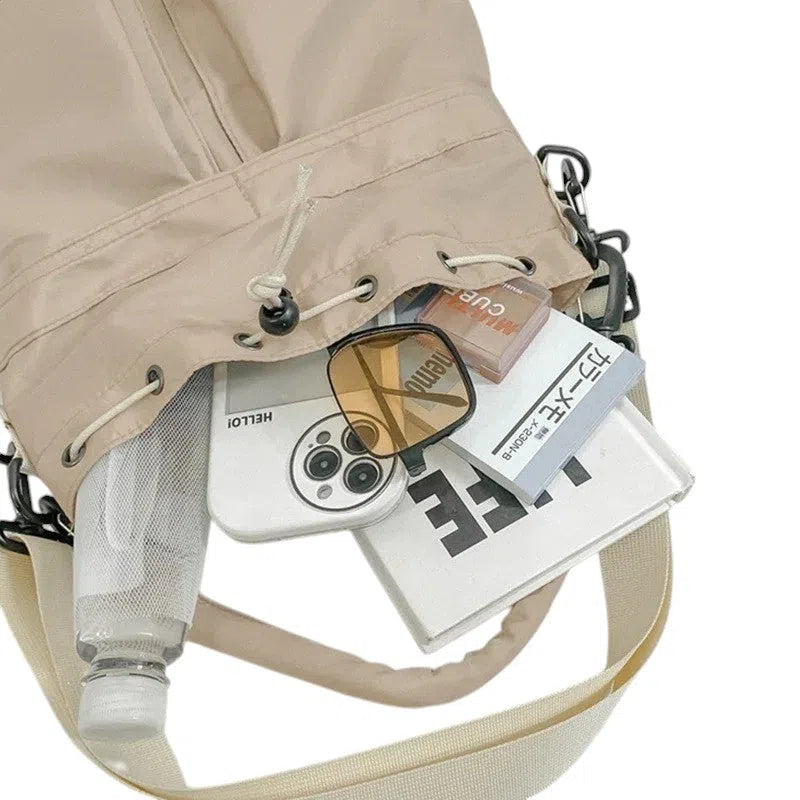 Bolso Bandolera de Nylon Bucket