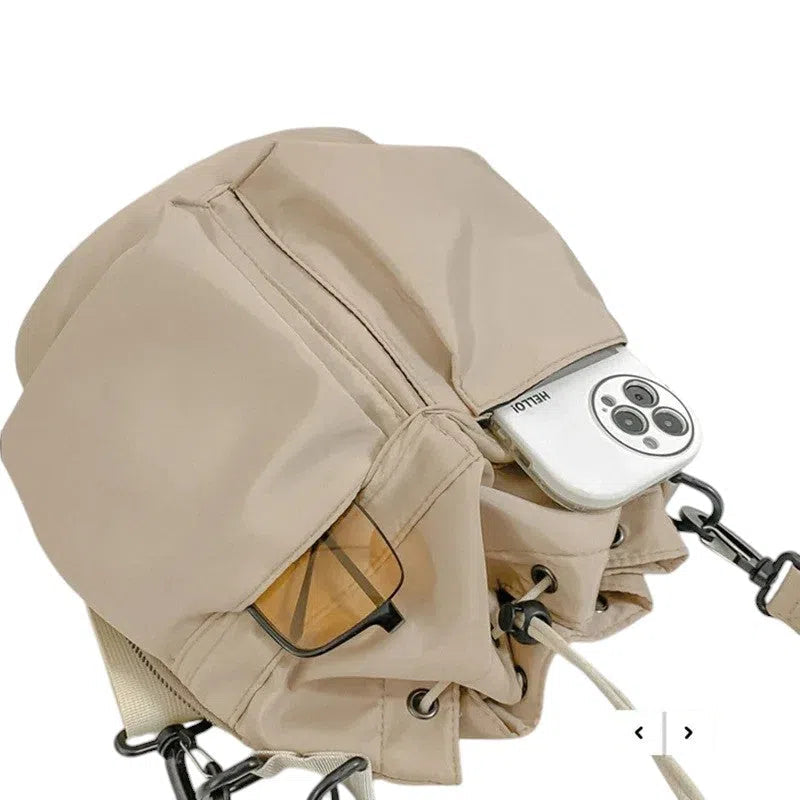 Bolso Bandolera de Nylon Bucket