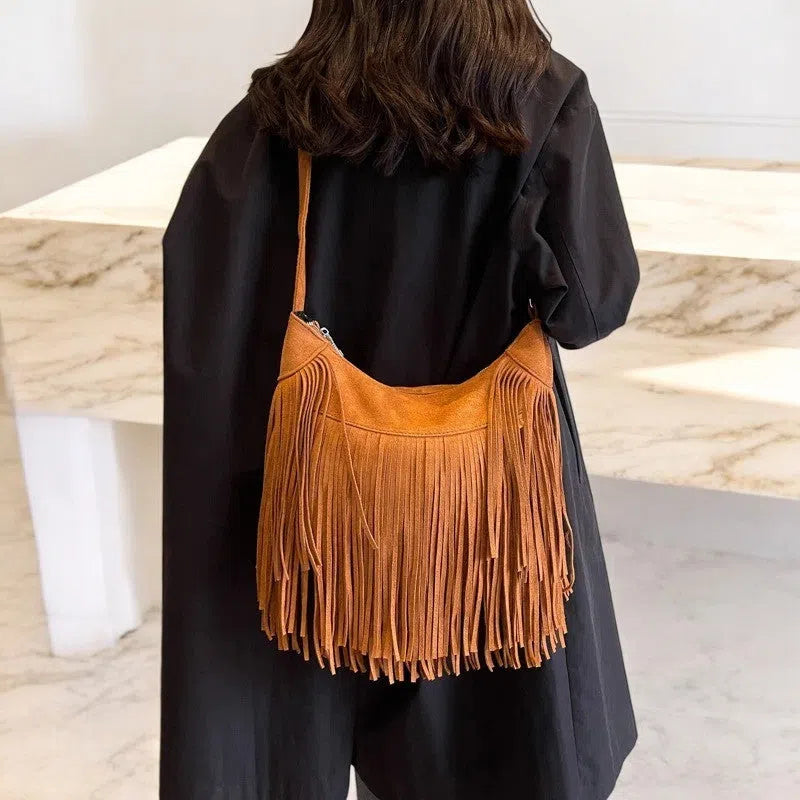 Bolso Flecos Vaquero