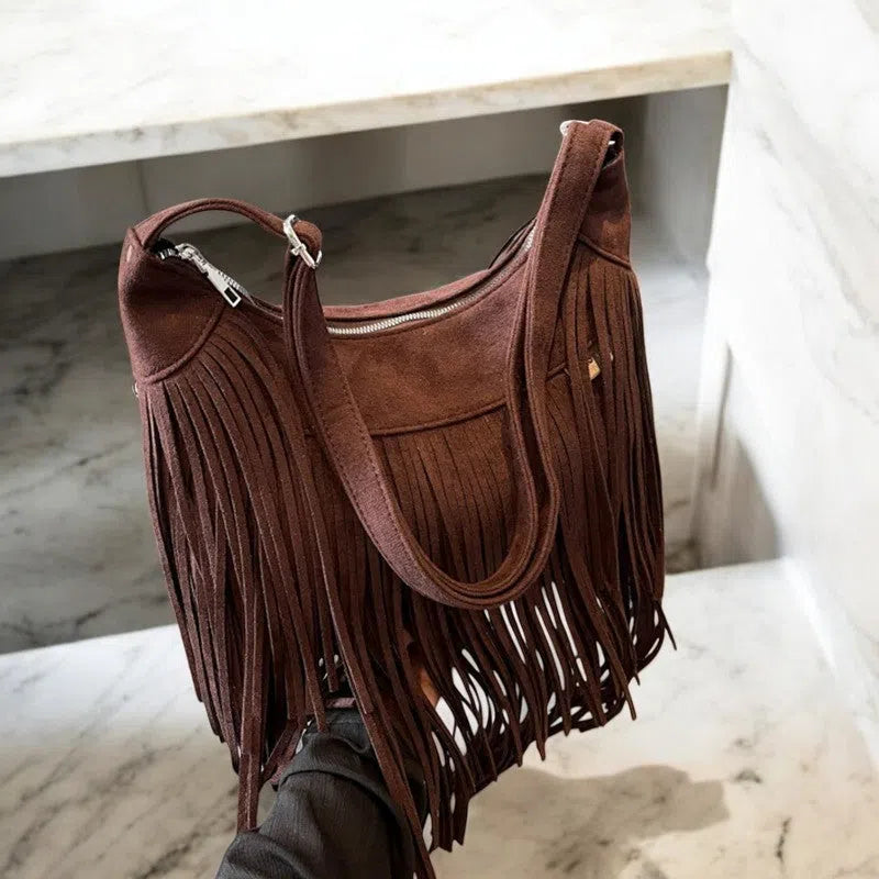 Bolso Flecos Vaquero