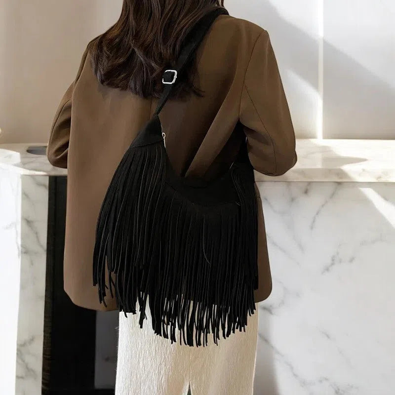 Bolso Flecos Vaquero