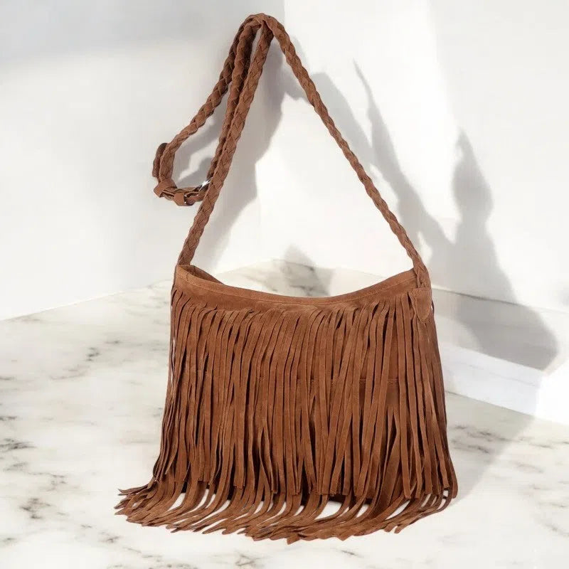 Bolso Flecos de Trenza