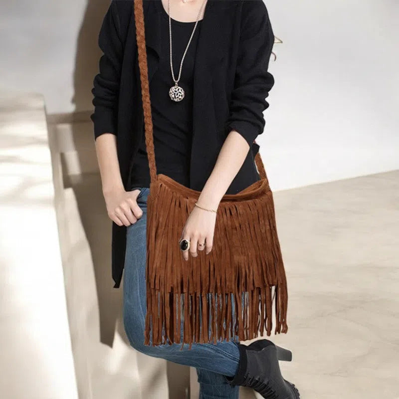 Bolso Flecos de Trenza