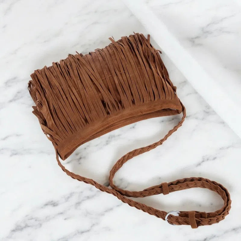 Bolso Flecos de Trenza