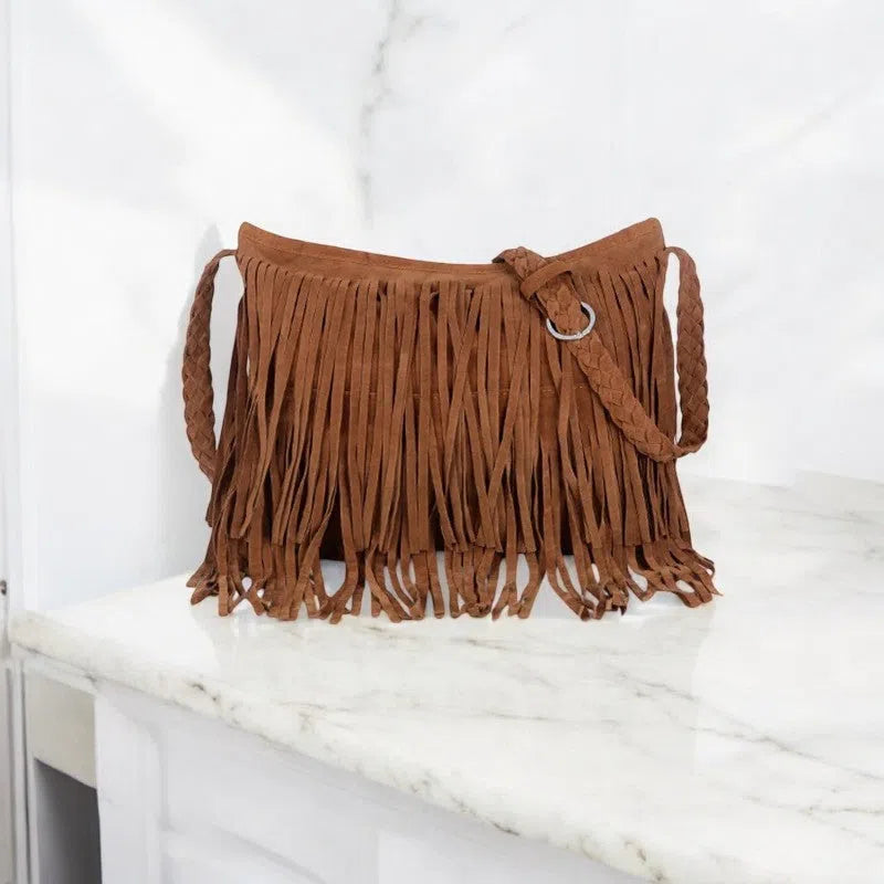 Bolso Flecos de Trenza