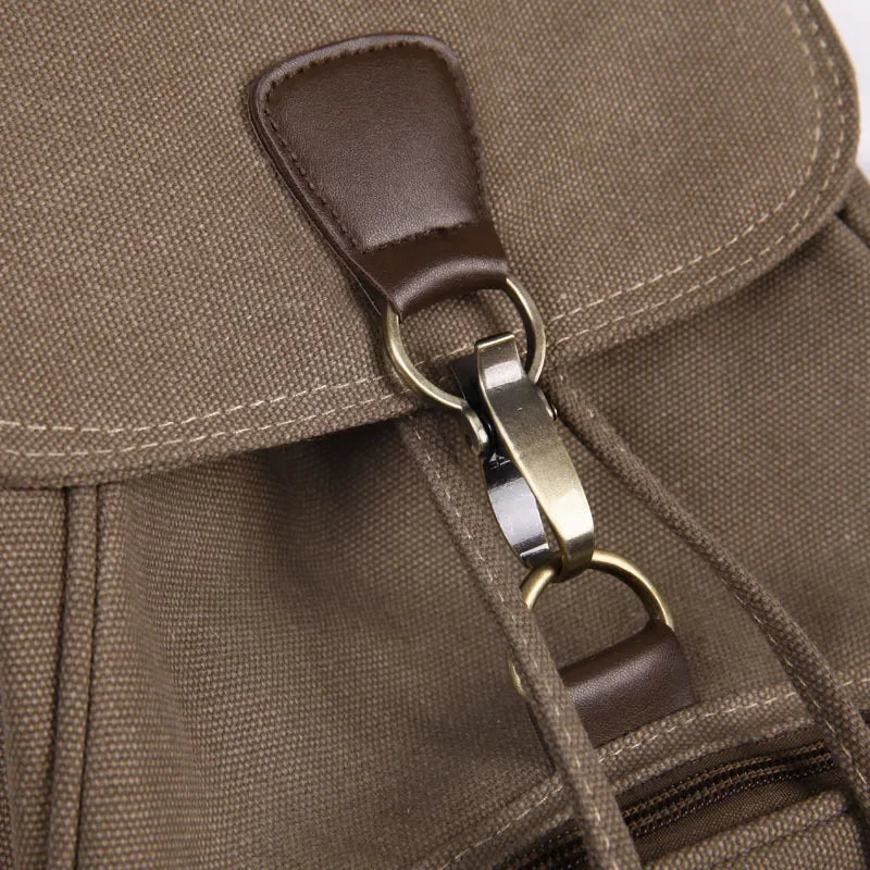 Bolso Mochila Vintage de Lona Colores