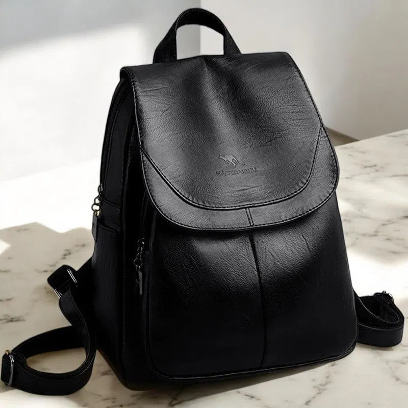 Bolso Mochila de Cuero PU con Diseño Moderno