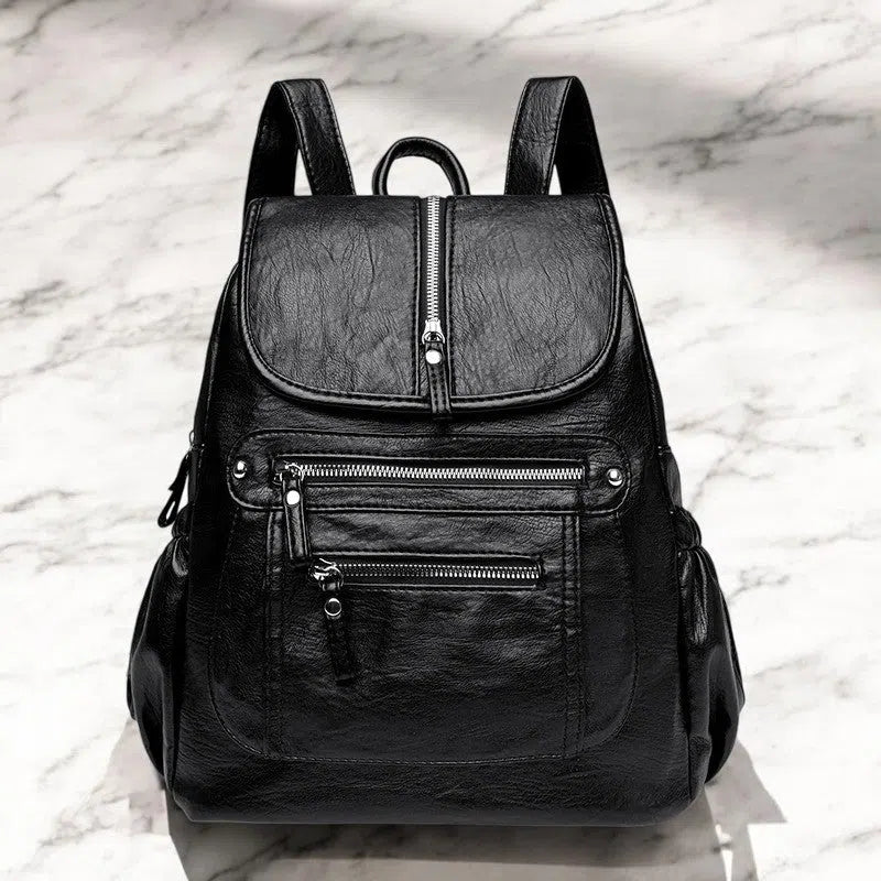 Bolso Mochila de Cuero Premium