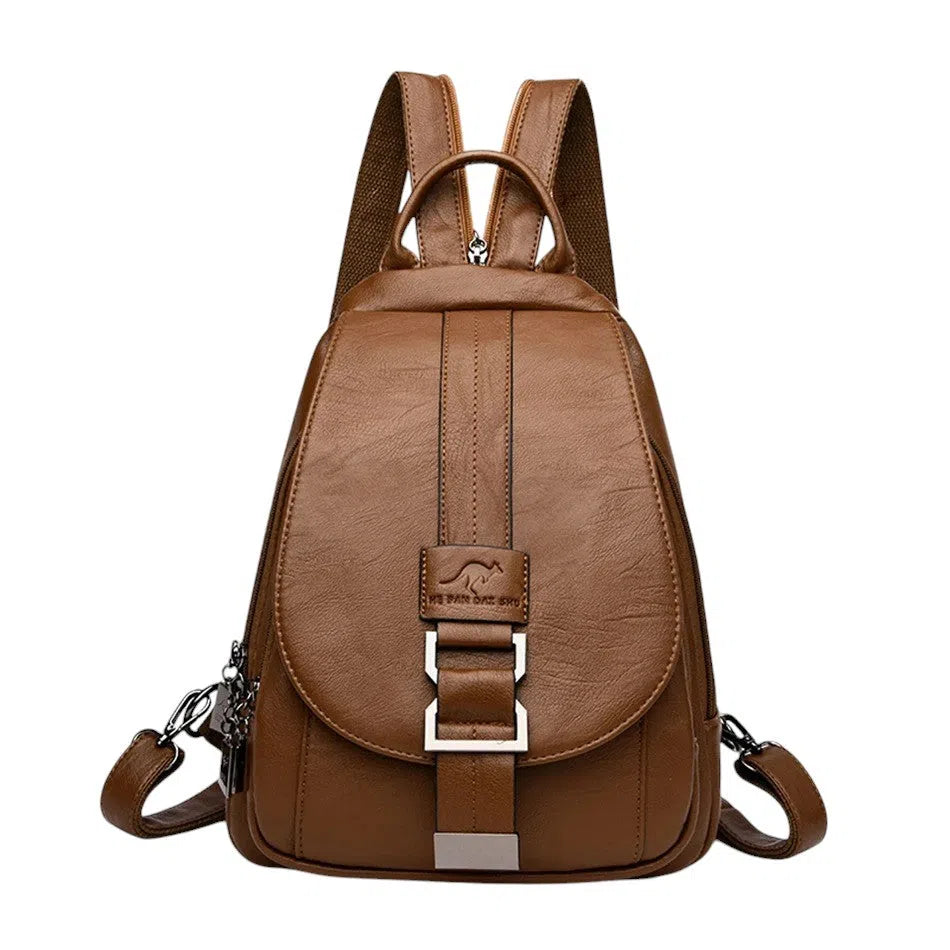 Bolso Mochila y Bandolera Elegante de PU Básicos