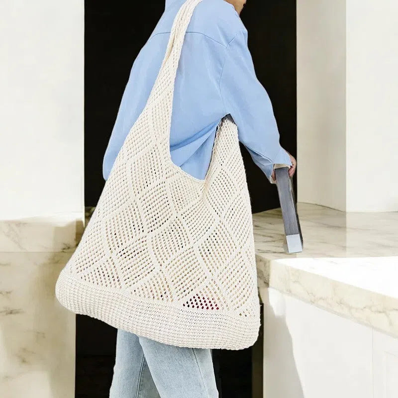 Bolso Playa Bohemio Tejido