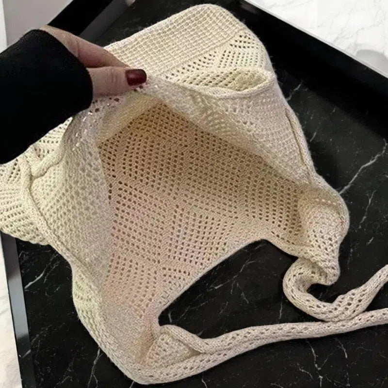 Bolso Playa Bohemio Tejido