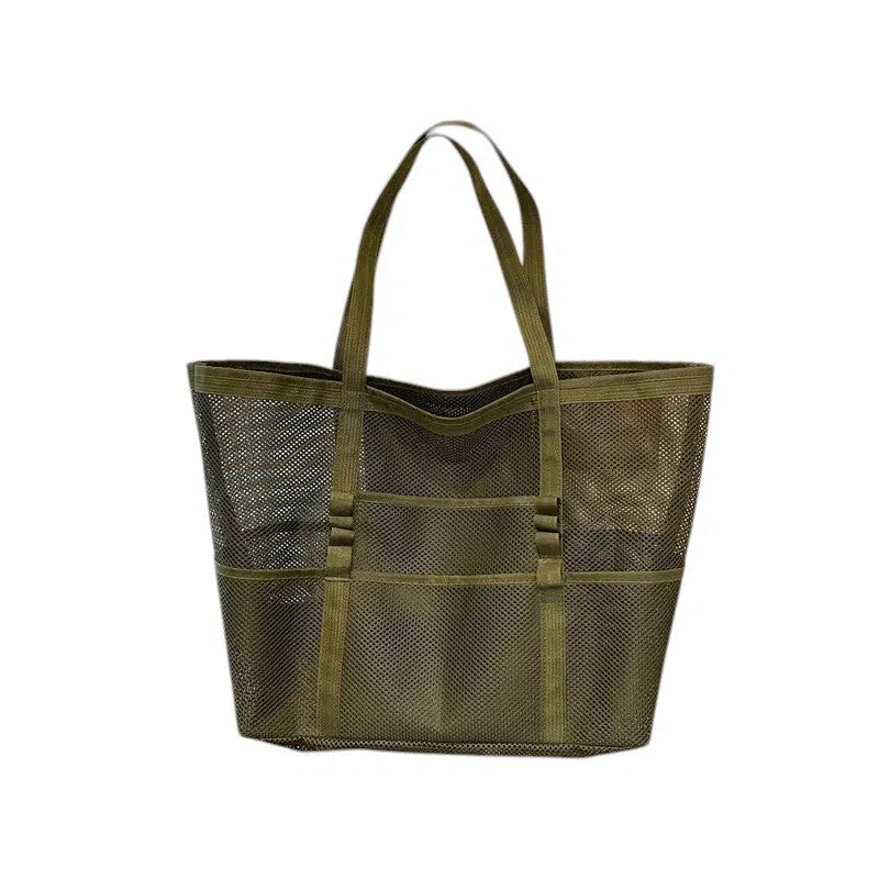 Bolso Playa de Malla de Lona Colores