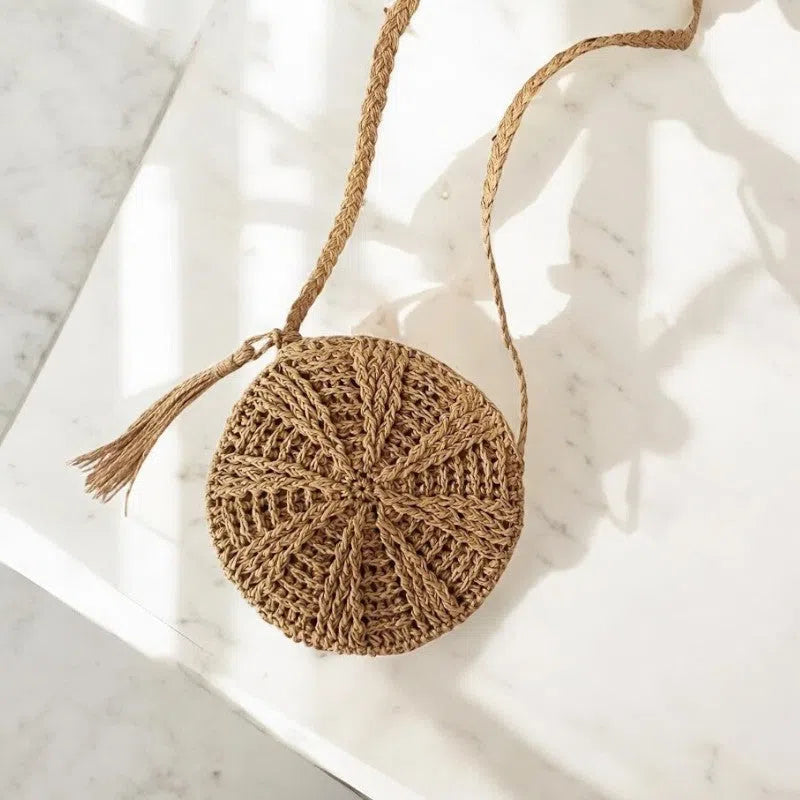 Bolso Rafia Mini Hecho a Mano
