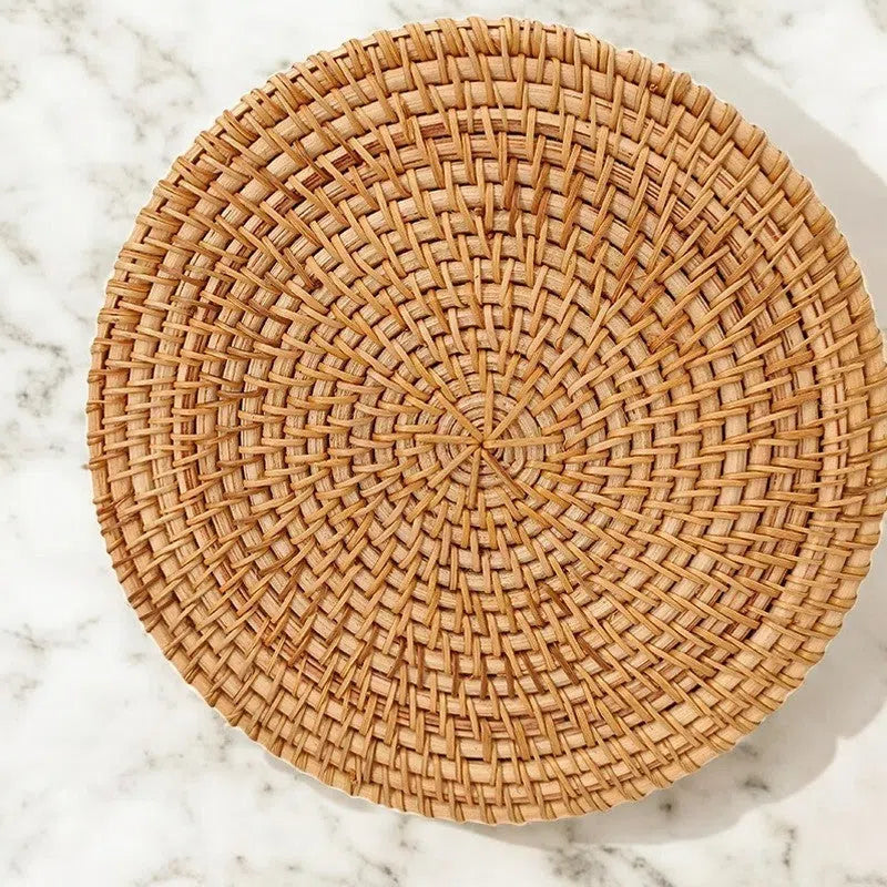 Bolso Rafia Redondo Rígido de Sol