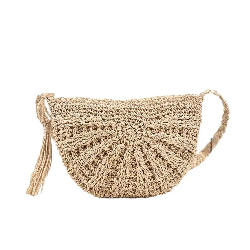 Bolso Rafia Saddle
