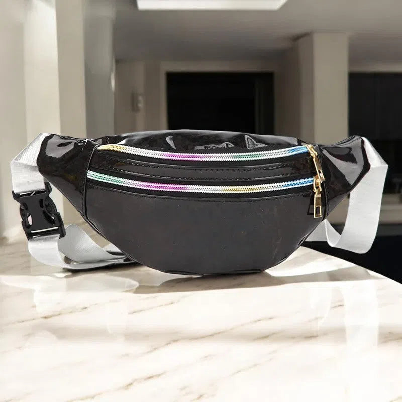 Bolso Riñonera Metálica de Prismas